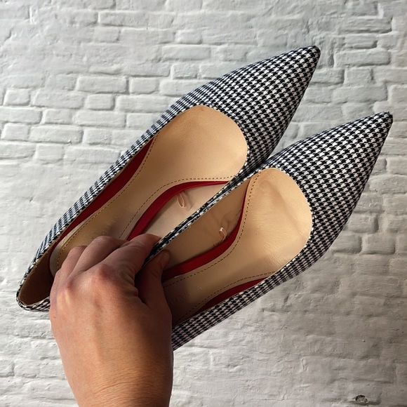 ZARA | Houndstooth print block heels - Picture 8 of 10